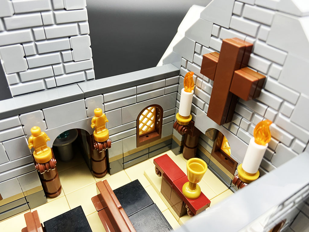 LEGO MOC Stein auf Stein Bergkapelle Mountain Chapel