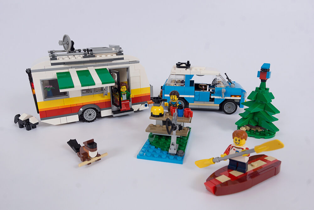 Camping im Wald mit dem LEGO Creator 31108 Campingurlaub