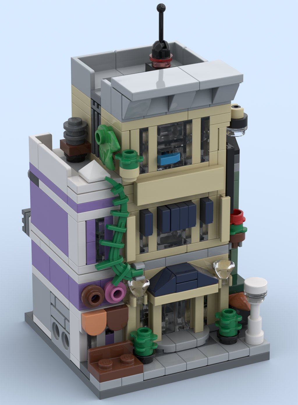 Geschrumpfte LEGO Polizeistation