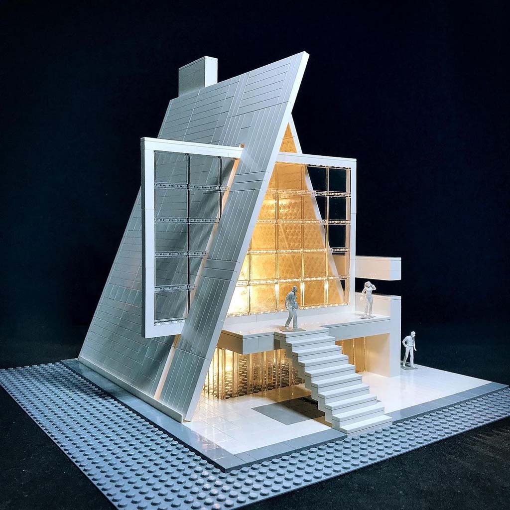 Modell von lego_tonic in Anlehung an das Wikwam House