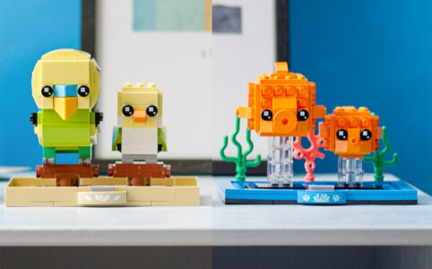 LEGO BrickHeadz 40442 Goldfisch 40443 Wellensittich