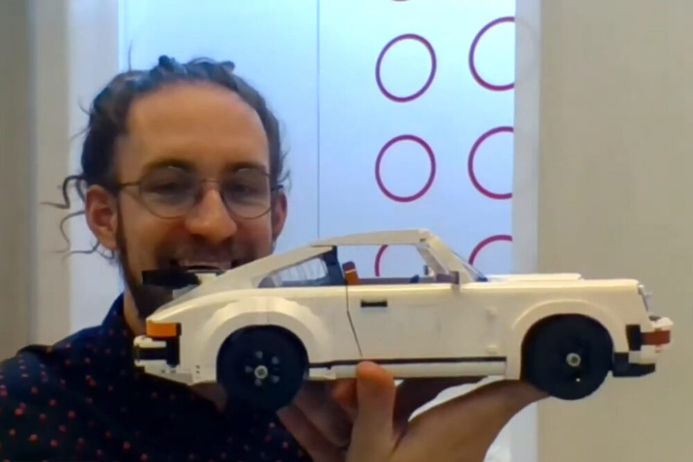 Mike Psiaki and his LEGO 10295 Porsche 911