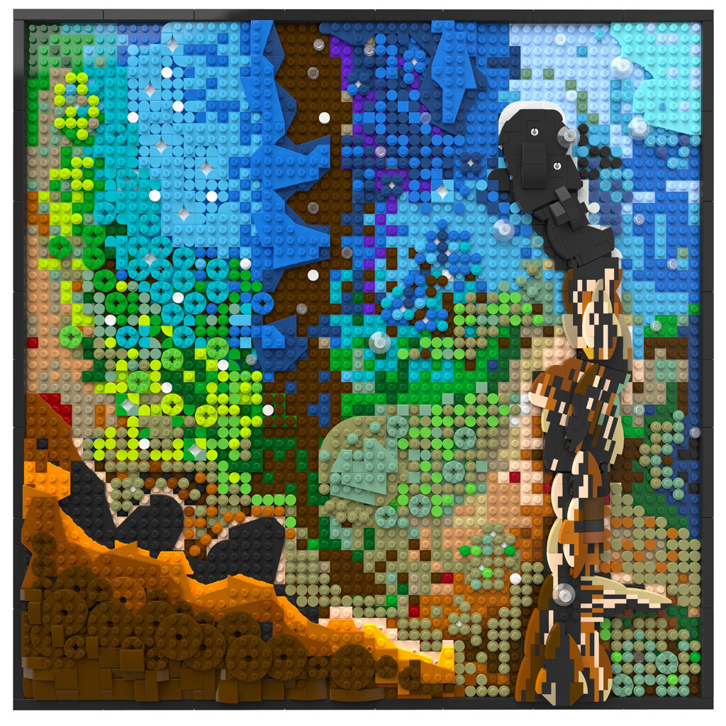 LEGO Hubble-Aufnahme