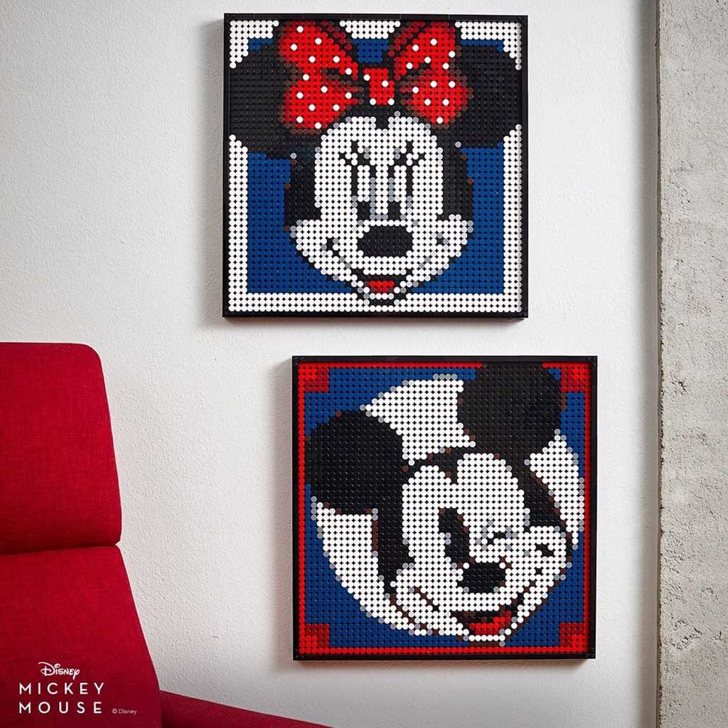 Lego Art Neue Motive Fur Mickey Mouse Und Harry Potter Zusammengebaut