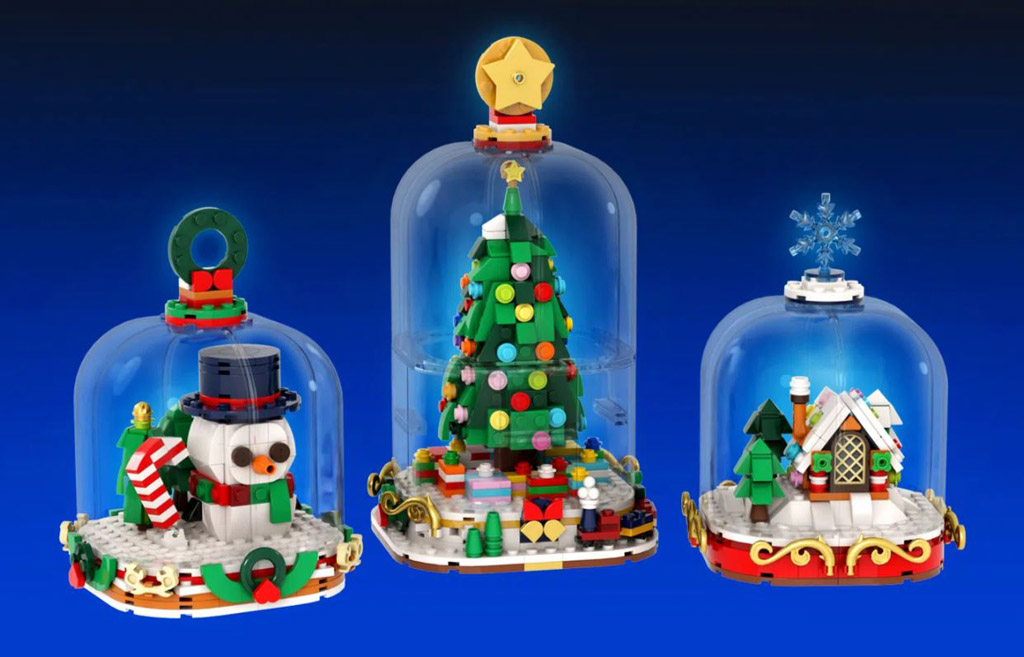 LEGO Ideas Winter Snow Globes von legotruman