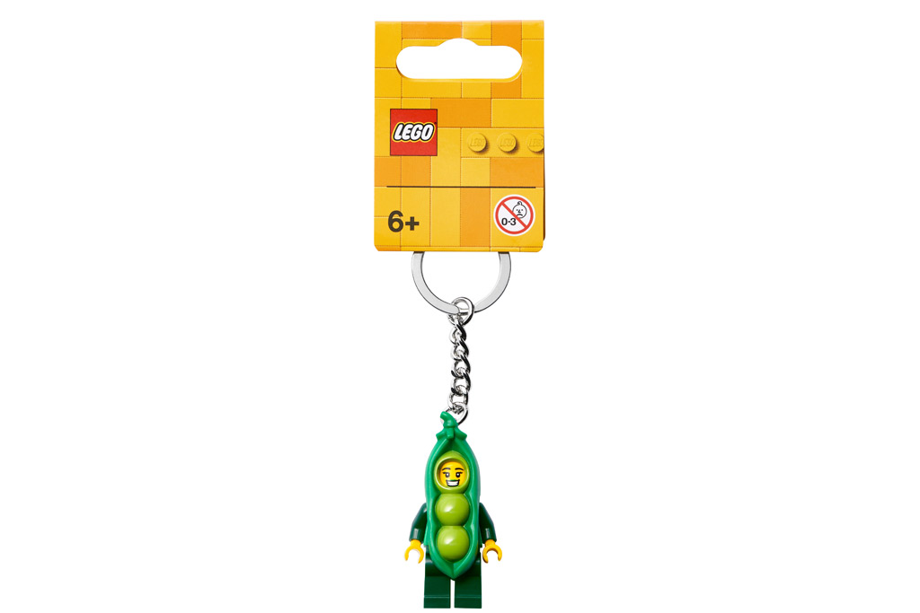 LEGO 854080 Schlüsselanhänger mit Mädchen im Erbsenschotenkostüm