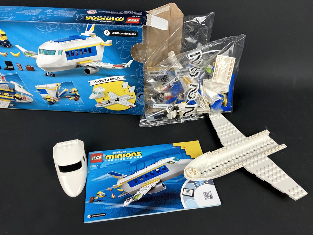 LEGO 75547 Minions Flugzeug Review im zusammengebaut 