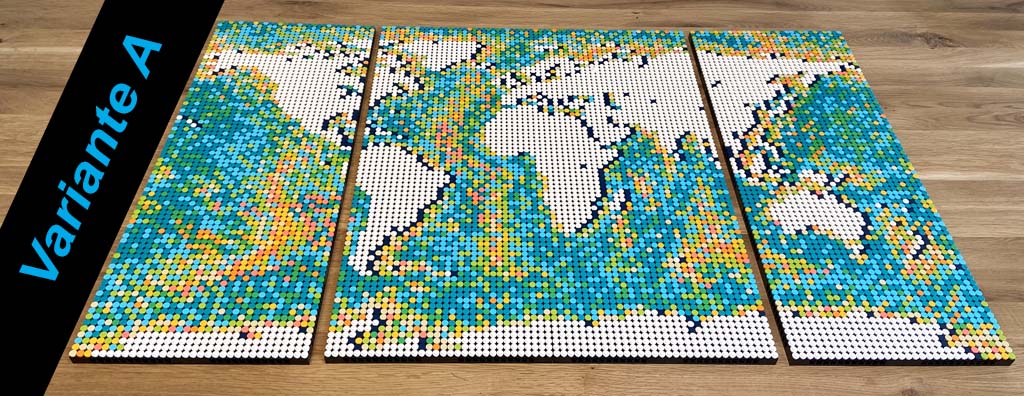LEGO Art 31203 World Map Variante A