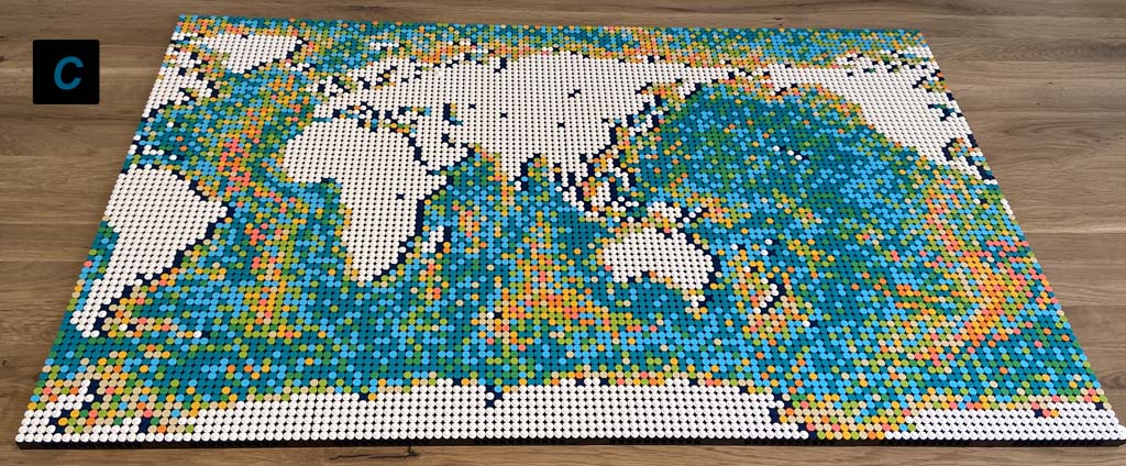 LEGO Art 31203 World Map