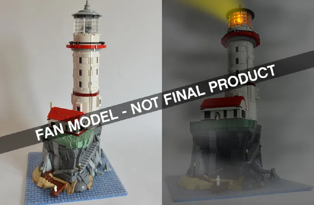 LEGO Ideas: Motorisierter Leuchtturm
