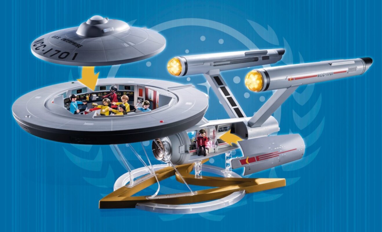 Chekov U.S.S neu ovp. Star Trek- Raumschiff Metall Modell Model 