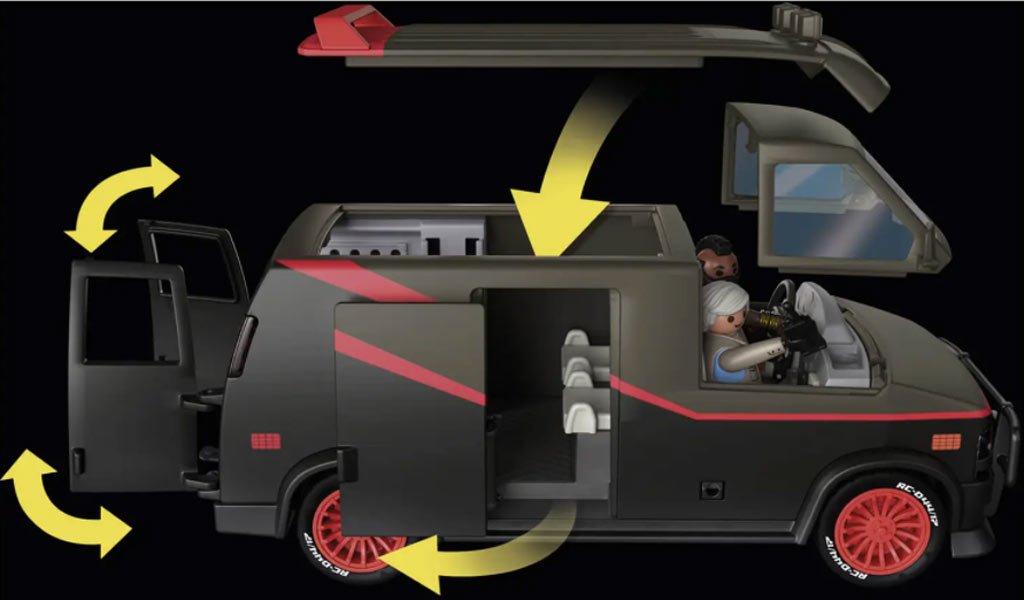 Playmobil 70750 A-Team Van ab Oktober erhältlich: Abgefahren