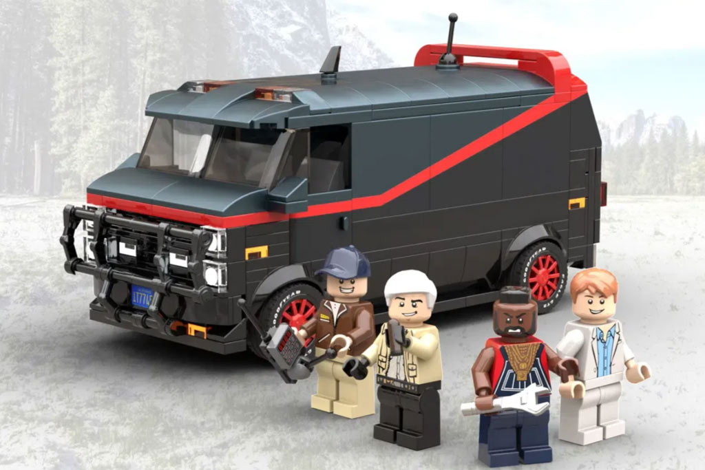 LEGO A-Team Van mit Crew