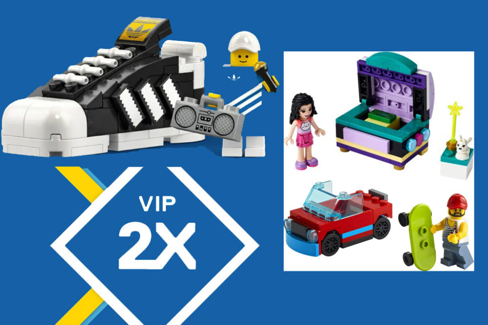 LEGO Online Shop: Doppelte VIP-Punkte und zwei Gratis-Beigaben