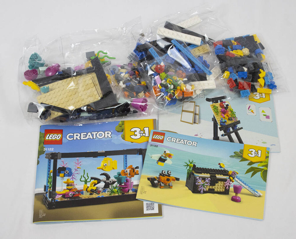 LEGO Creator 31122 Aquarium im Review - zusammengebaut