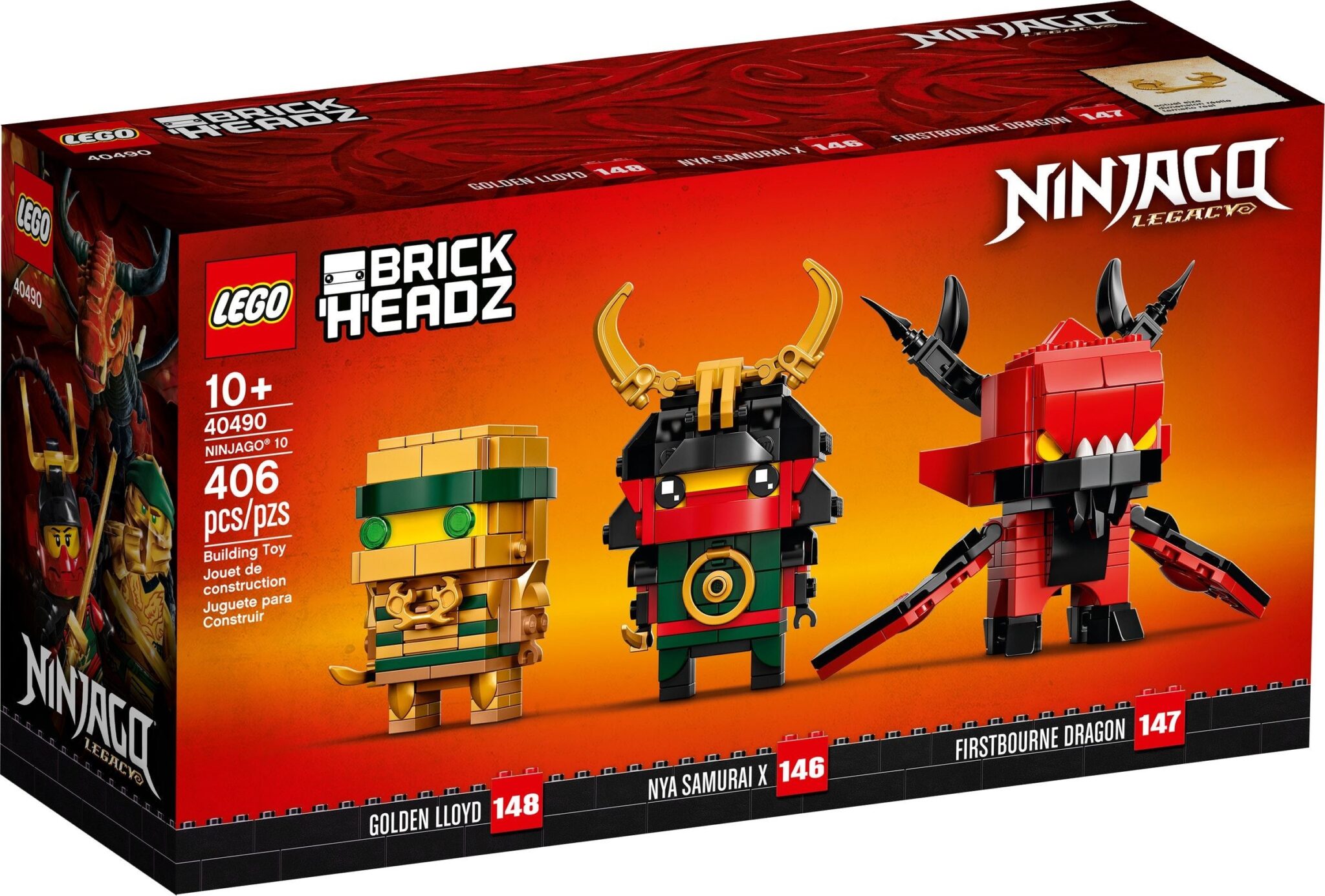 LEGO 40490 Ninjago 10th Anniversary BrickHeadz Jetzt bestellbar