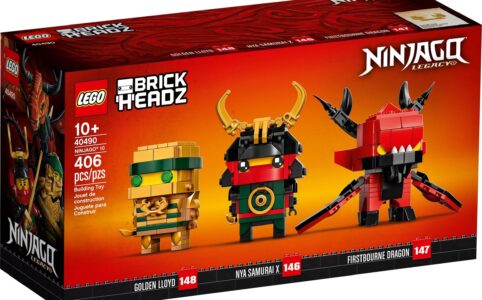 LEGO 40490 Ninjago 10th Anniversary BrickHeadz