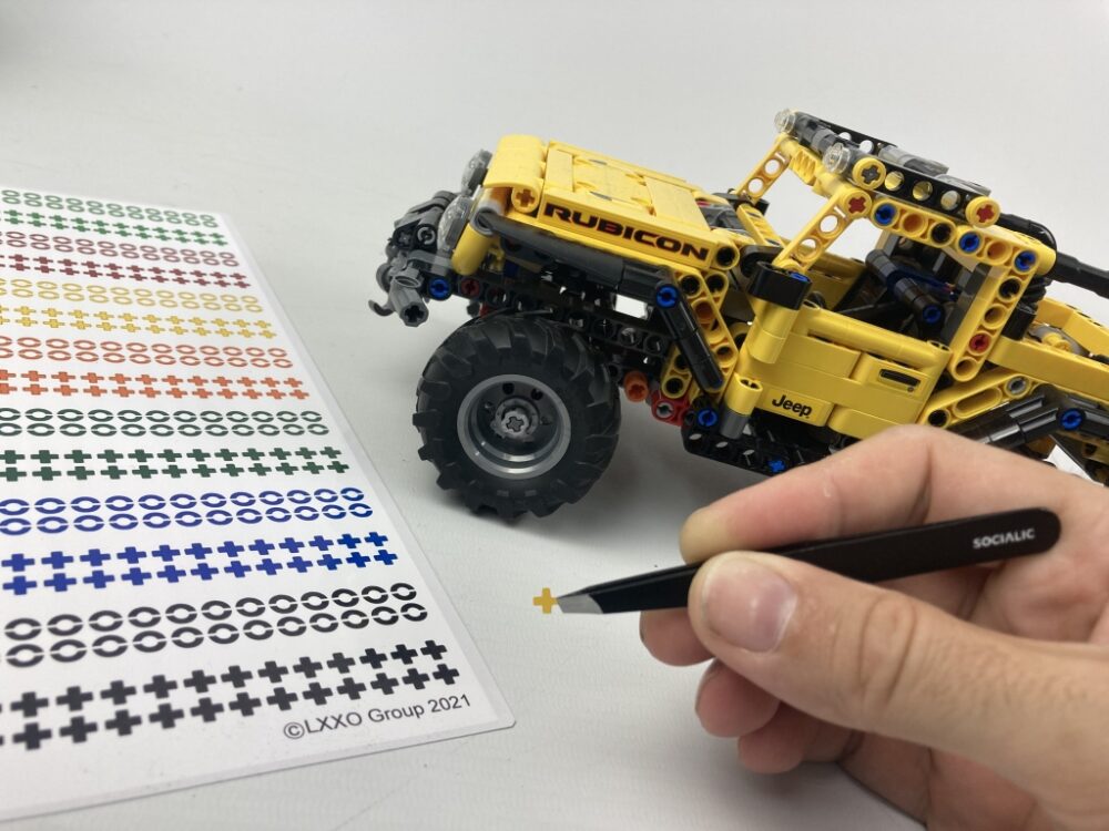 Lego Technik Aufkleben-Sticker Bogen für 42023 