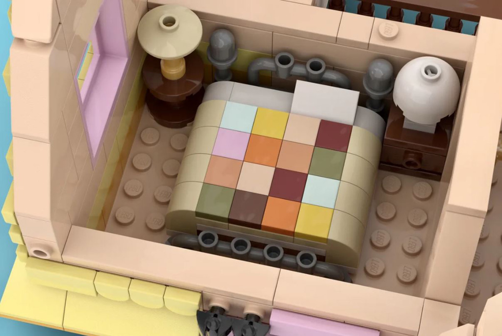 LEGO Ideas Carls House von Yang Yang Das Schlafzimmer