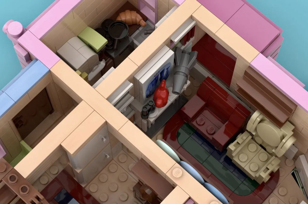 LEGO Ideas Carls House von Yang Yang Das Wohnzimmer