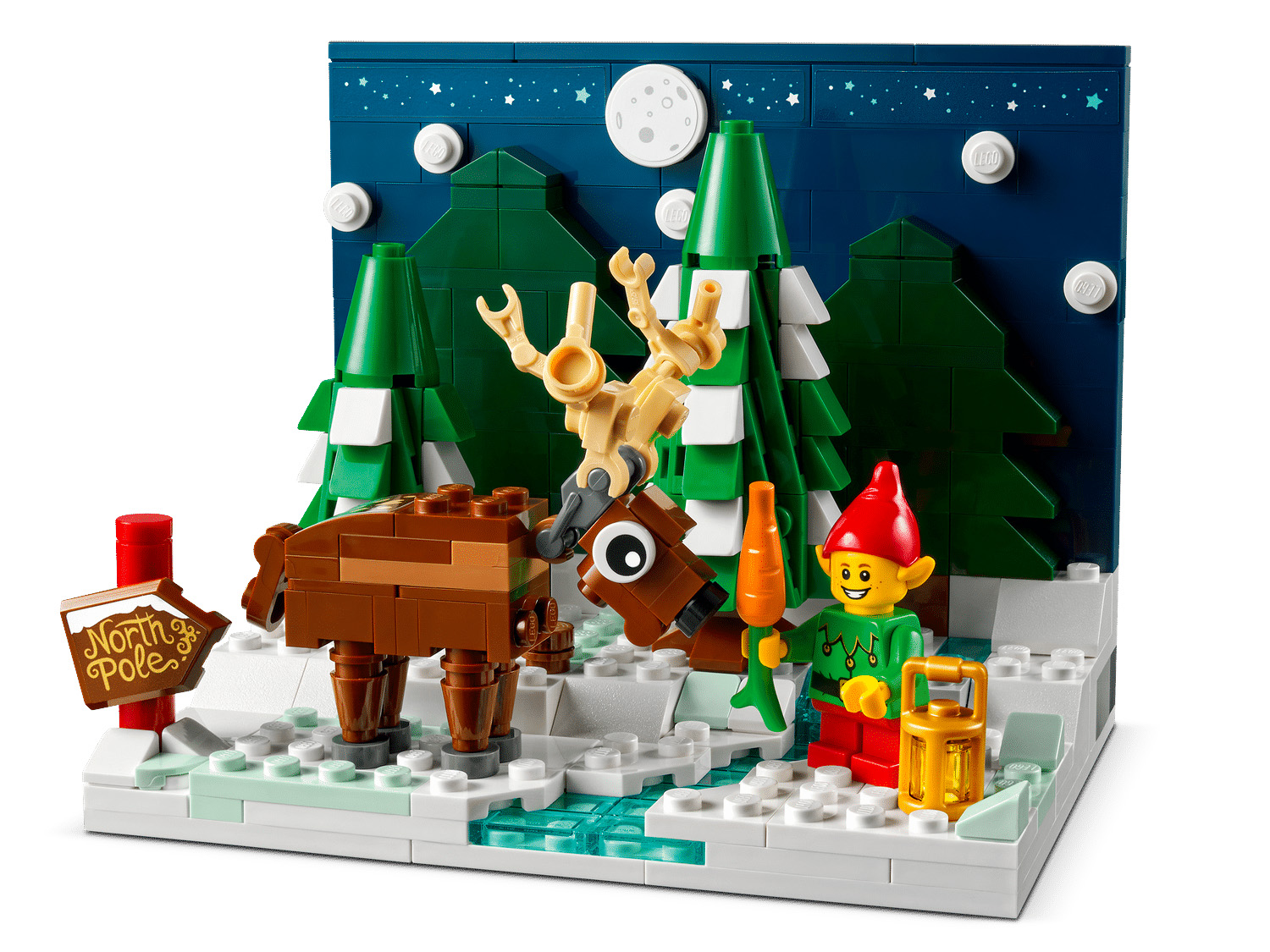 LEGO 40484 Der Vorgarten des Weihnachtsmanns