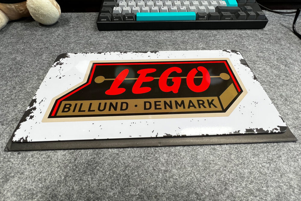LEGO Blechschild