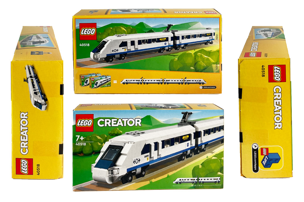 LEGO Creator 40518 Hochgeschwindigkeitszug - Die Box