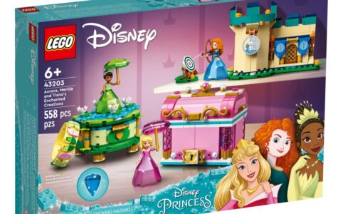LEGO Disney 43203 uroras, Meridas und Tianas Zauberwerke