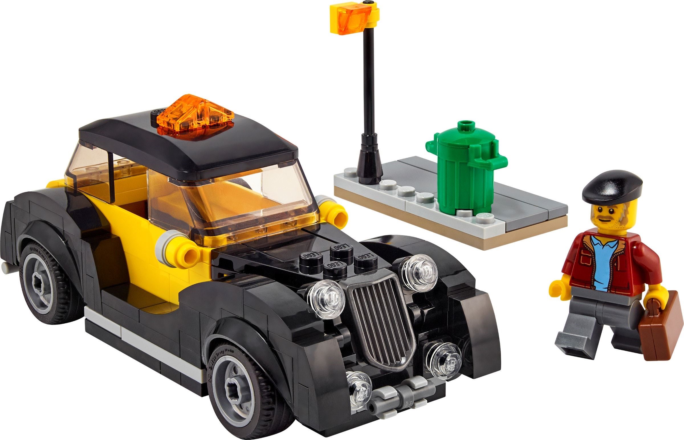 LEGO Online Shop mit zwei Gratis-Beigaben: 40532 Oldtimer Taxi ab Mitternacht | zusammengebaut