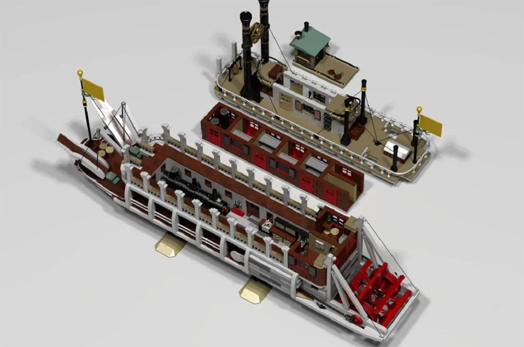 LEGO Ideas River Steamboat von CTDPower