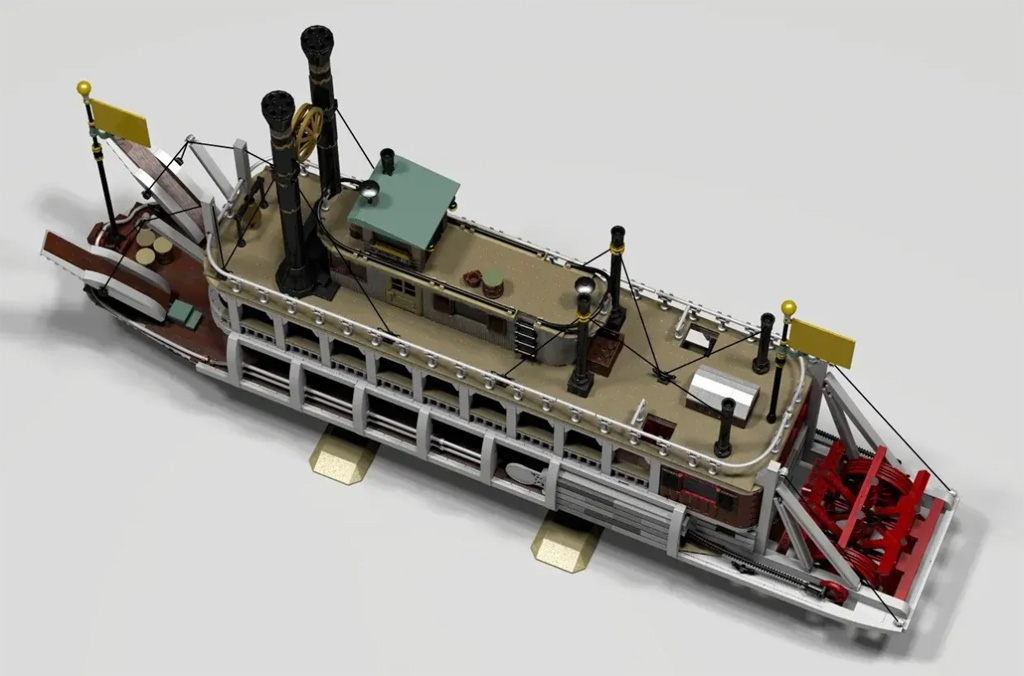 LEGO Ideas River Steamboat von CTDPower