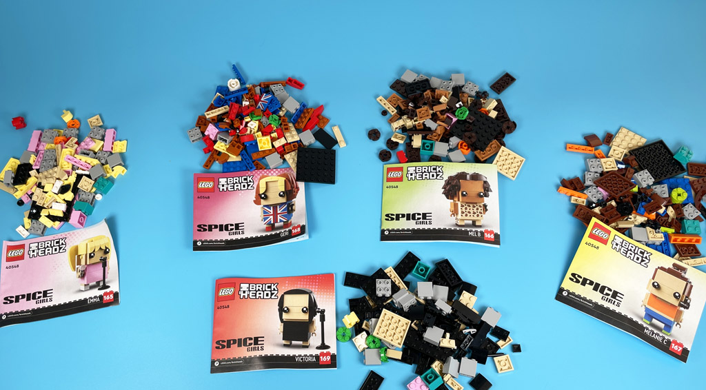 LEGO Brick 40548 Spice Girls Tribute Die Steine und Aufbauanleitung