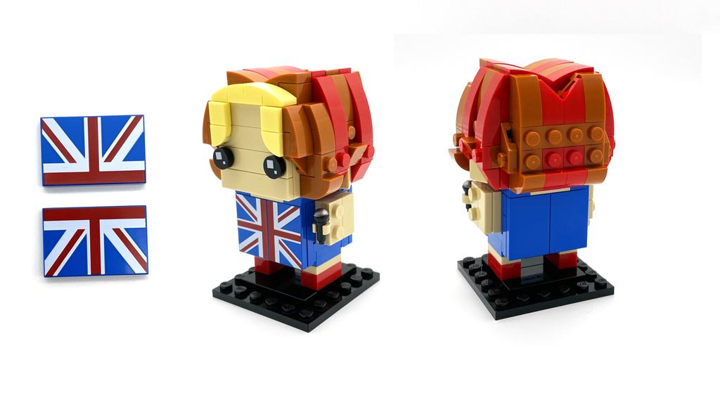 LEGO BrickHeadz 40548 Hommage an die Spice Girls Ginger Spice Geri Helliwell