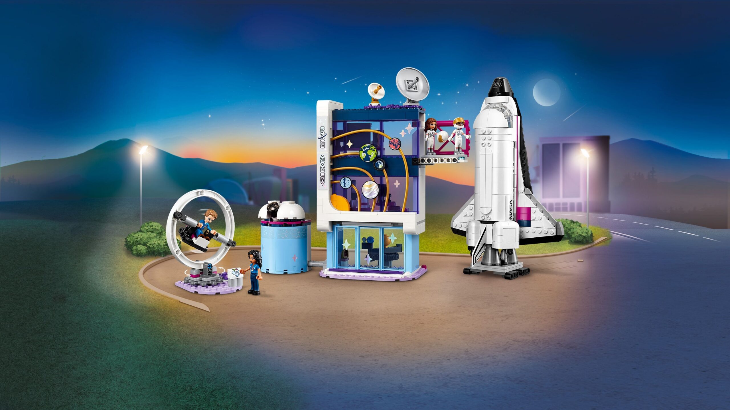 Ein | 41713 Raumfahrt-Akademie zusammengebaut LEGO vorgestellt: Spaceshuttle! neues Olivias