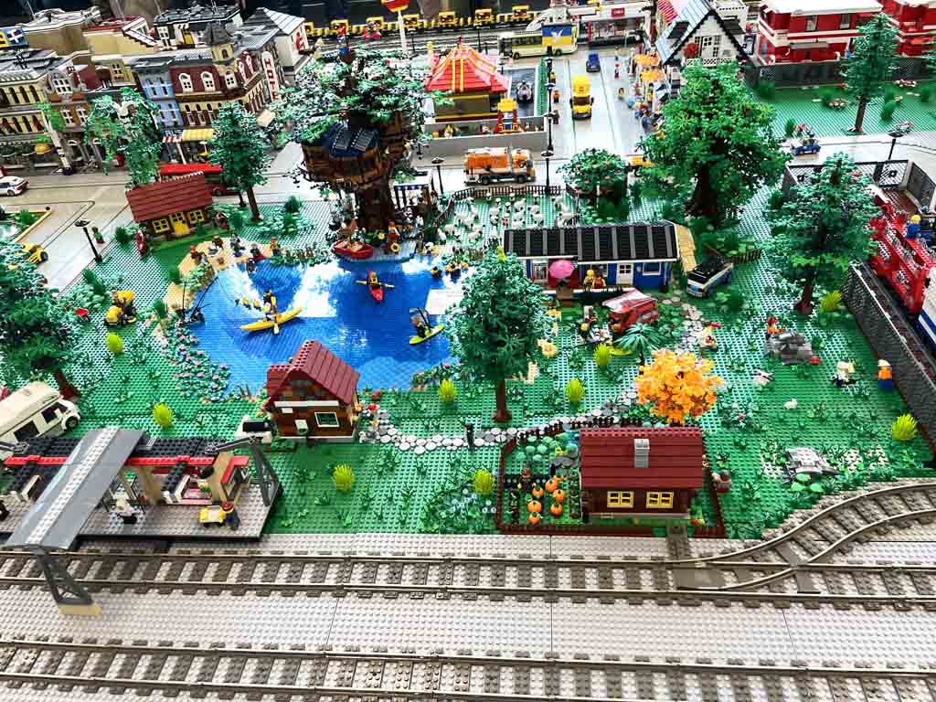 LEGO Fan Ausstellung Stein Hanse Kaltenkirchen Gemeinschaftsanlage Stadtlayout