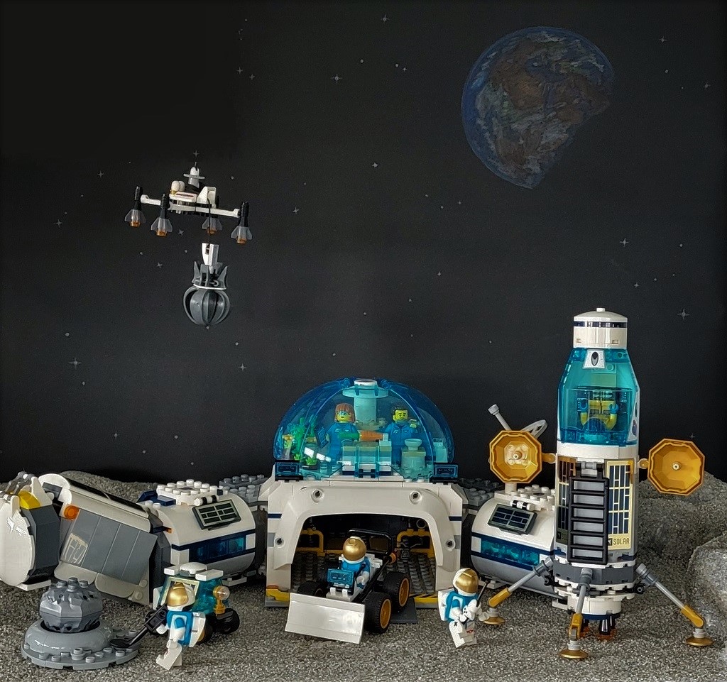 City LEGO Mond-Forschungsbasis Review | zusammengebaut im 60350
