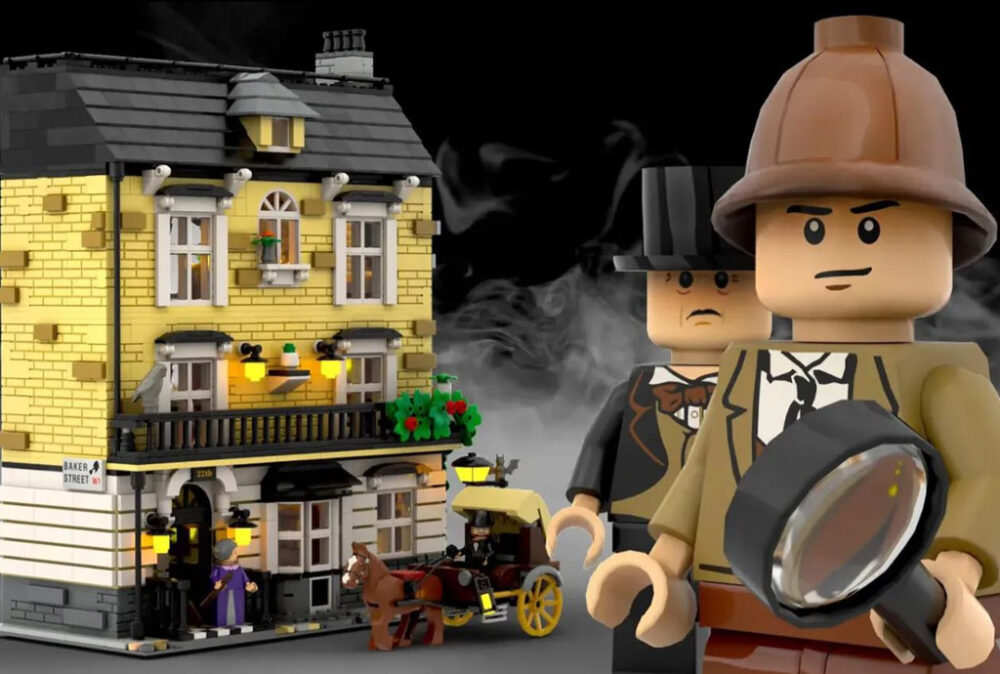 LEGO Ideas Sherlock Holmes Baker Street 221B von Dreamnbrick