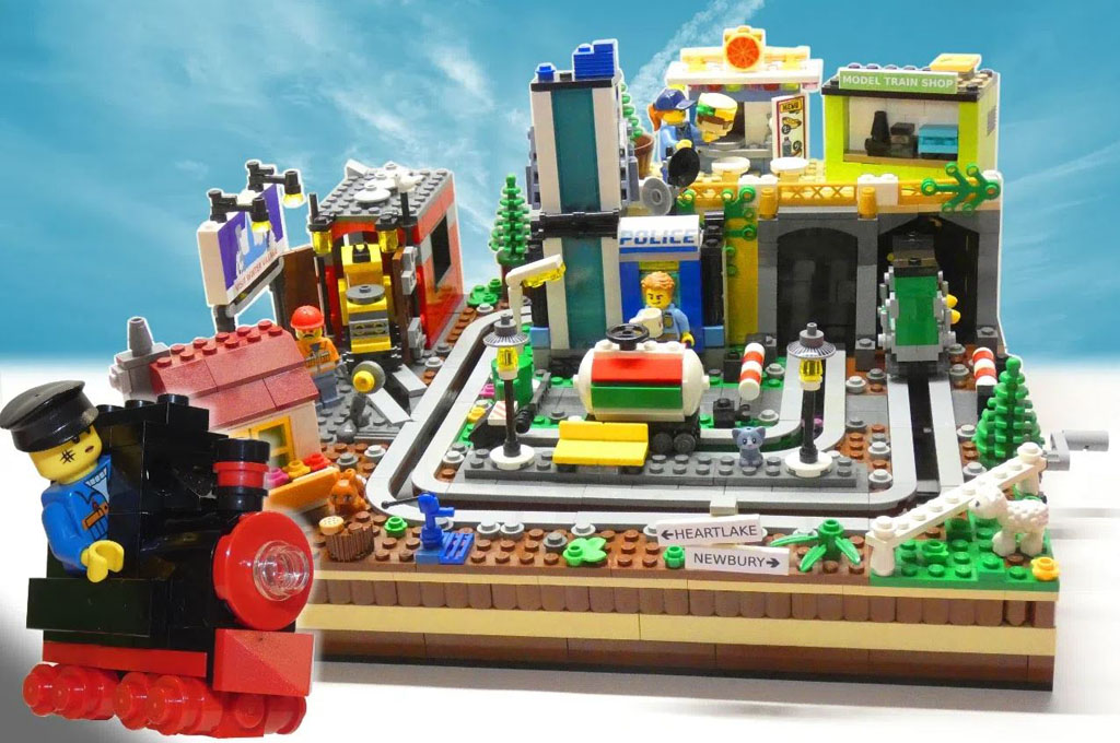LEGO Ideas Working little Train Layout von Teljesnegyzet