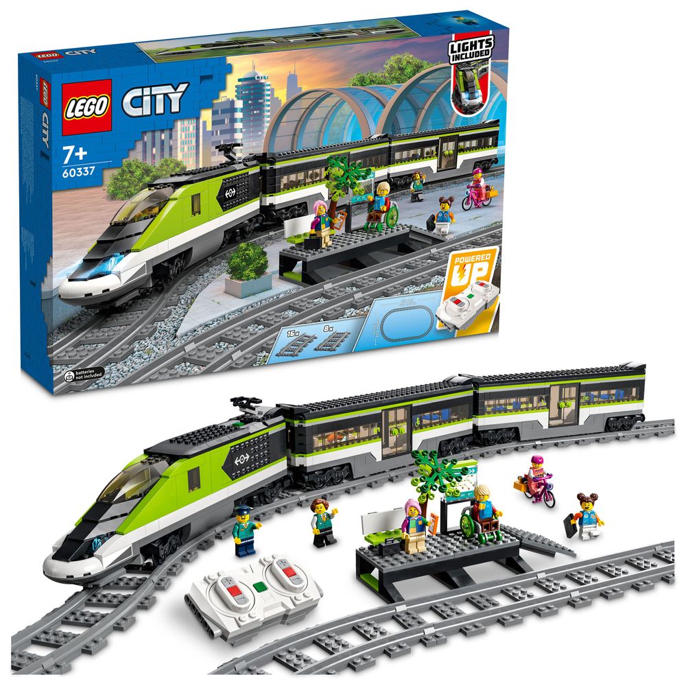 ohne Powered Up LEGO City 60197 Endwaggon NEU inkl Dummys Lok Zug Eisenbahn 