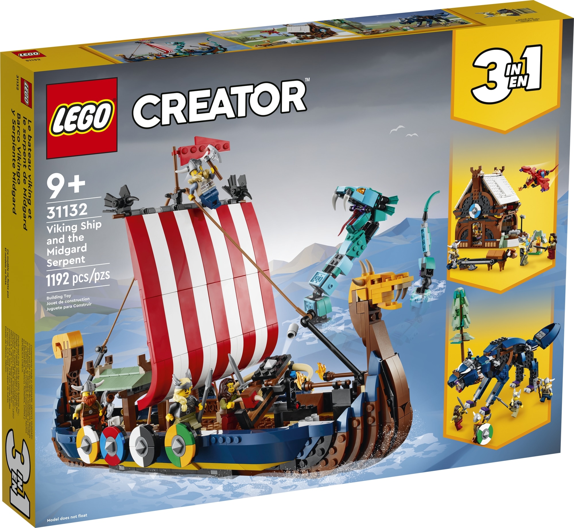 LEGO 31132 Creator Wikingerschiff