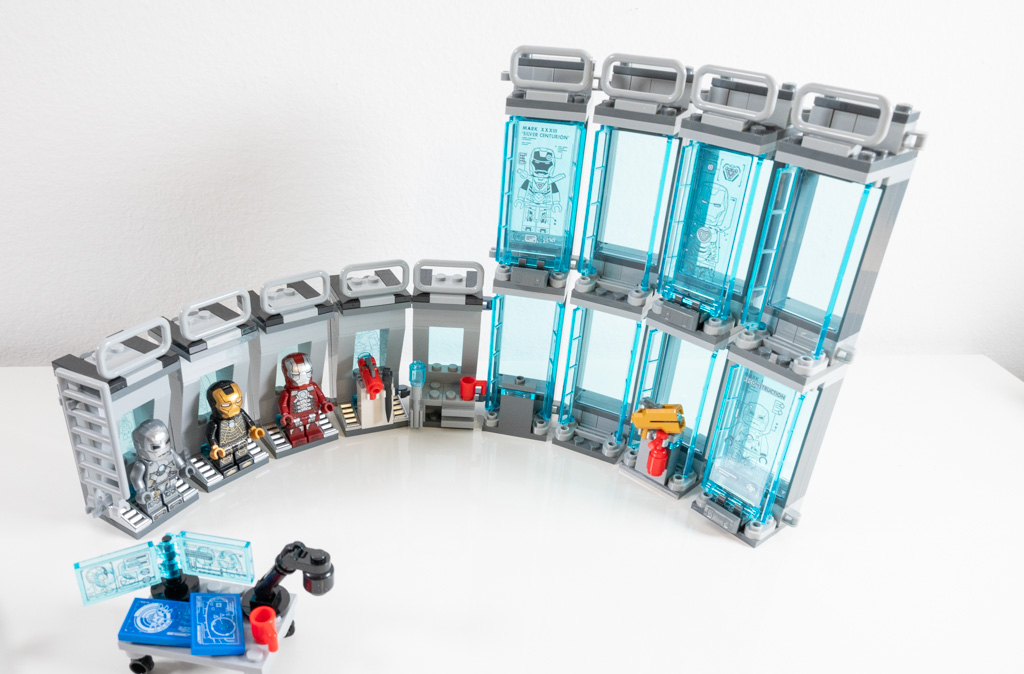 | Marvel 76216 LEGO zusammengebaut Mans Review! im Werkstatt Iron