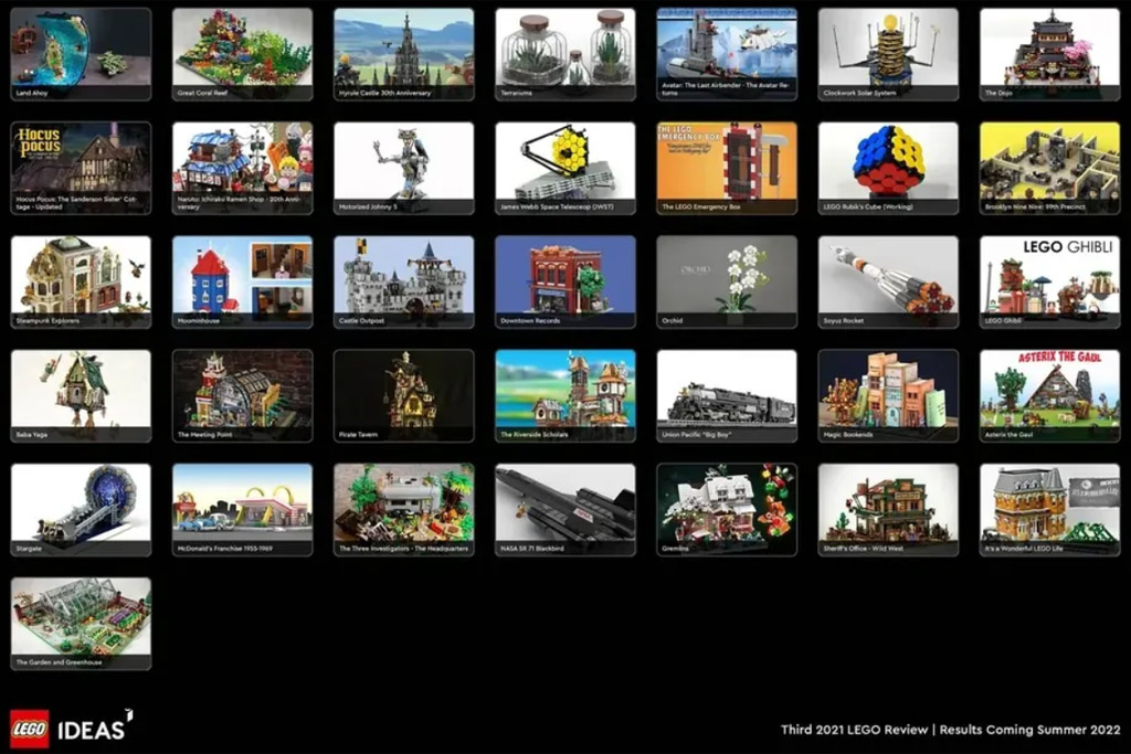 Erster LEGO Ideas Review-Zeitraum in 2022: 39 Entwürfe haben 10.000 Stimmen  eingeheimst