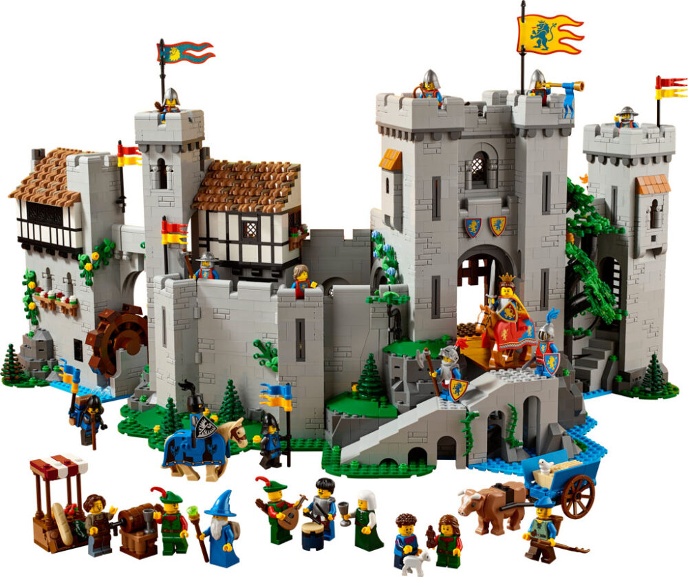 LEGO Figuren Burg, Ritterwelt 5 Ritter Figuren 