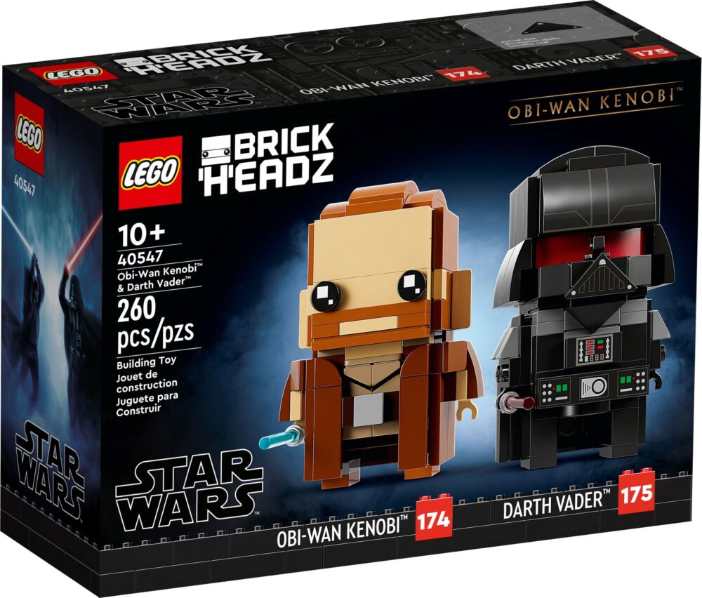 LEGO Star Wars Brickheadz 40547 Obi-Wan Kenobi und Darth Vader