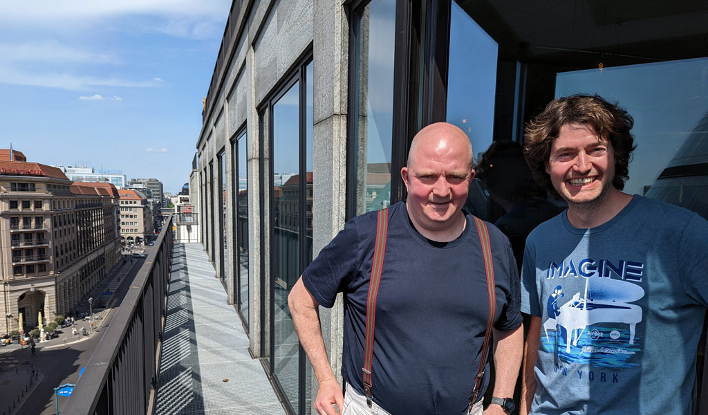 Jörg Thadeusz im sonnigen Glanze