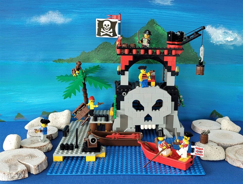 LEGO Pirates 6279 Skull Island im Classic Review - zusammengebaut