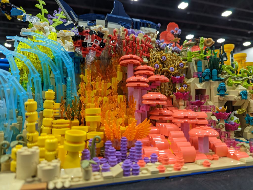 Farbenfrohes LEGO Korallenriff