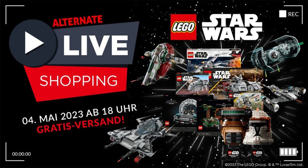 Alternate LEGO Star Wars Live Shopping "May the 4th"
