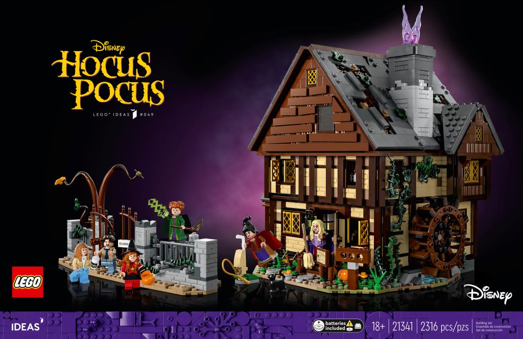 The LEGO Ideas 21341 Disney Hocus Pocus – The Sanderson Sisters’ Cottage