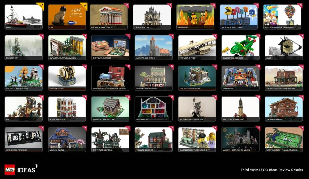 LEGO Ideas: 35 Entwürfe standen zur Auswahl